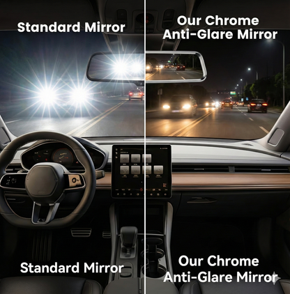 Clearvue™ - 3D Anti-Glare Panoramic Rear View Car mirror